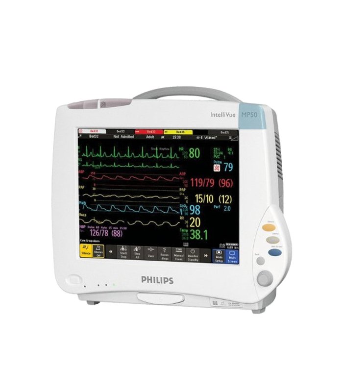 Philips IntelliVue MP50 Cardiac Monitor – Advanced Monitoring for Critical Care