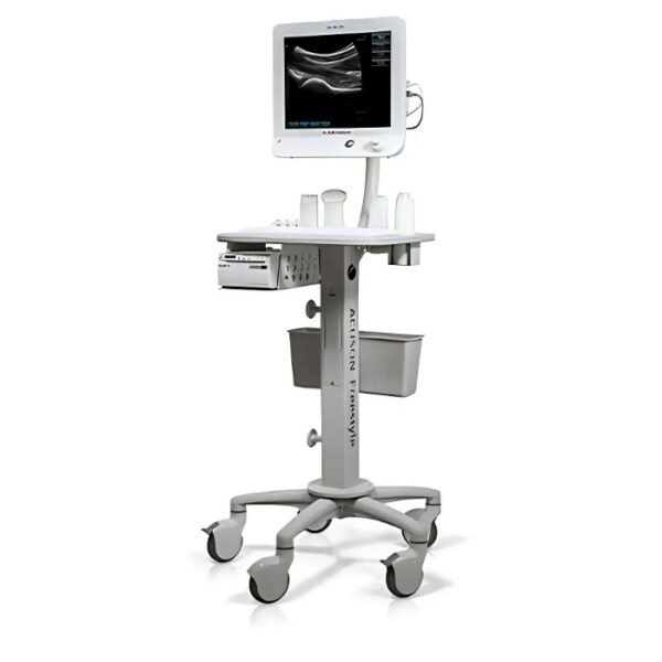 The Siemens ACUSON Freestyle is the world’s first wireless point-of-care ultrasound system, designed for flexibility in sterile environments, interventional procedures, and mobile applications.