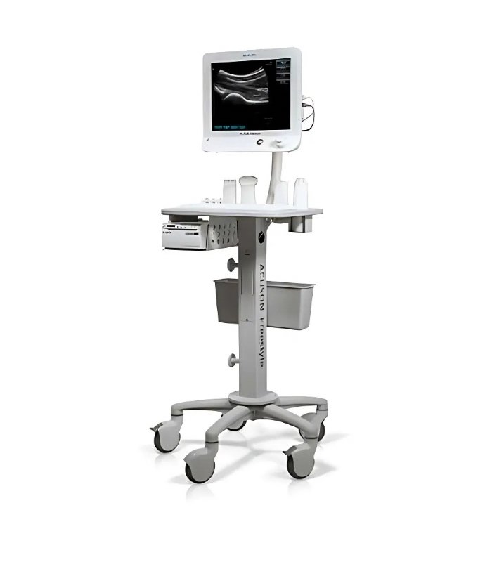 The Siemens ACUSON Freestyle is the world’s first wireless point-of-care ultrasound system, designed for flexibility in sterile environments, interventional procedures, and mobile applications.